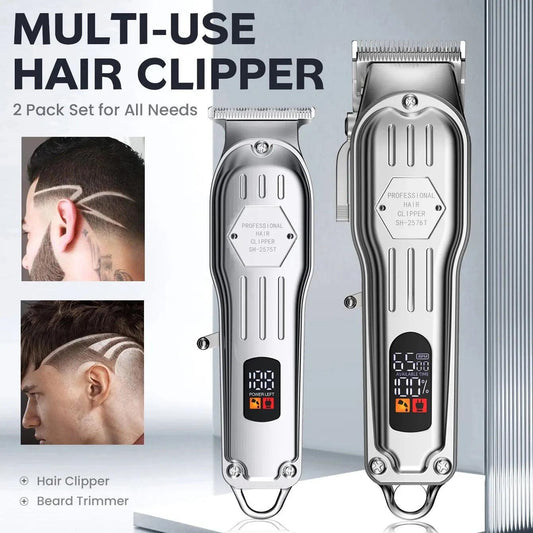 2-in-1 Full Metal Multi-Use Hair Clipper | Bedrott Online - Free Shipping & Discounts! - Bedrott