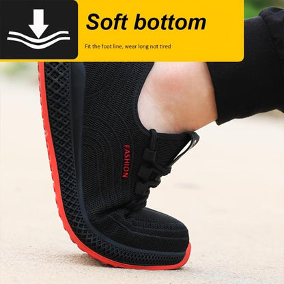 Men's Work Safety Shoes Puncture Proof Anti skid Steel Toe - Bedrott