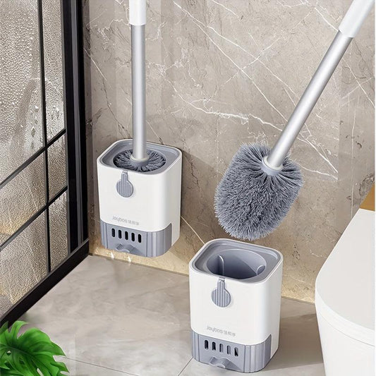 Toilet Brush With Holder Set Wall Mounted Long Handle Toilet - Bedrott - Bedrott